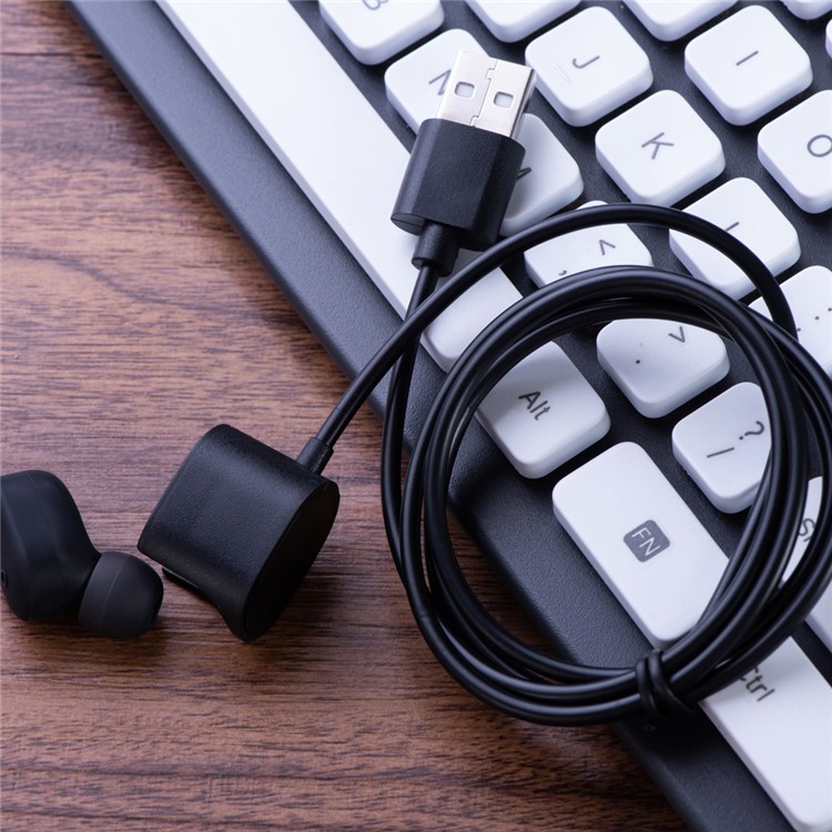 100cm Magnetic USB Charging Cable for Xiaomi Mini Wireless Bluetooth Earphone - Black-12