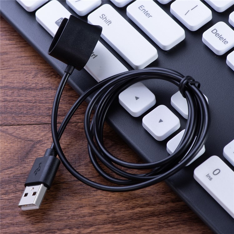 100cm Magnetic USB Charging Cable for Xiaomi Mini Wireless Bluetooth Earphone - Black-13