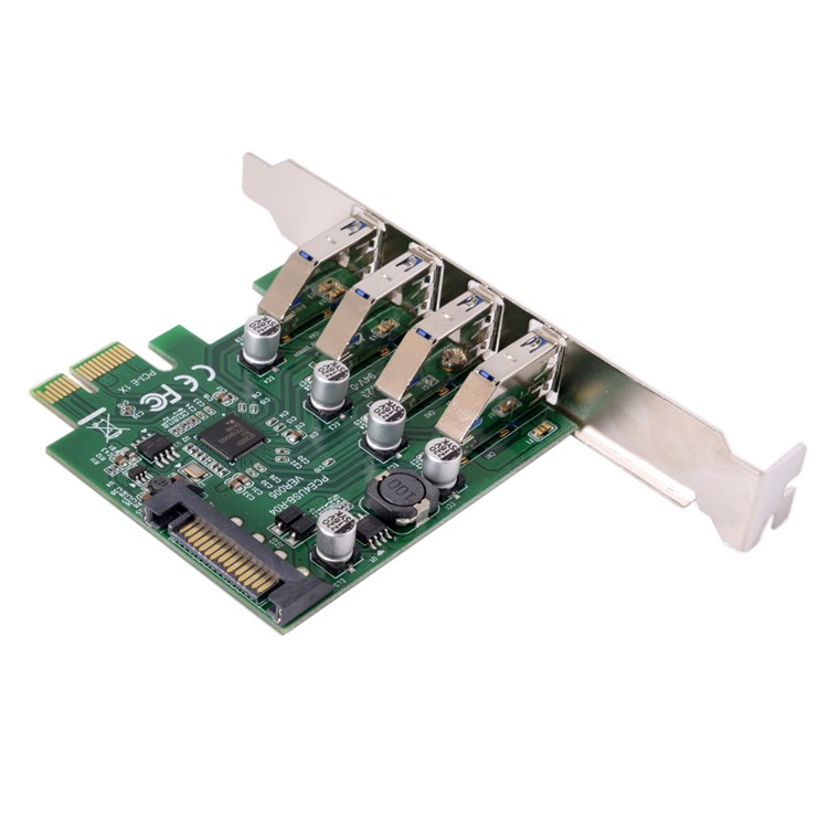 4 Ports PCI-E to USB 3.0 HUB PCI Express Expansion Card Adapter 5Gbps for Motherboard-12