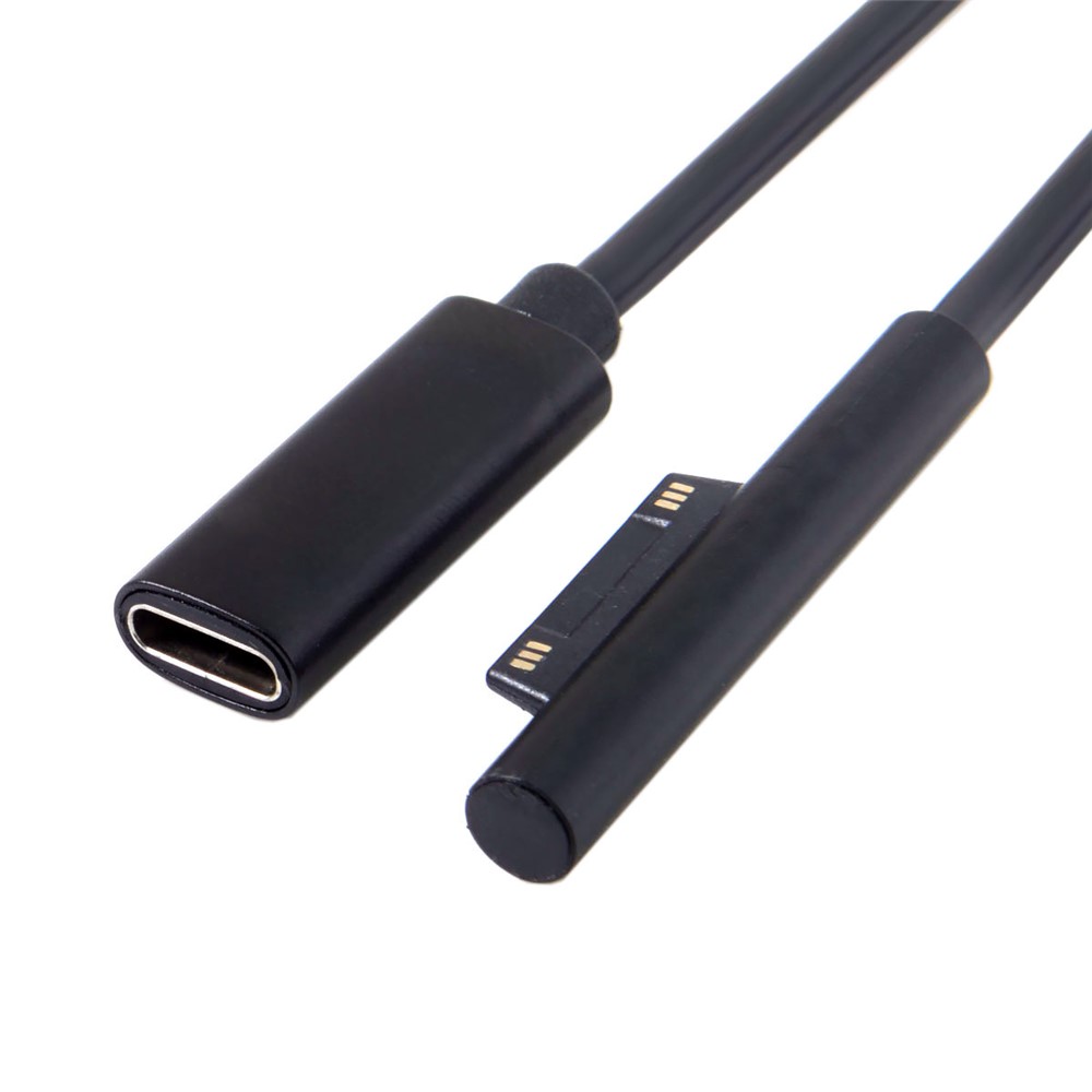 DC 15V Type-C USB-C Female to Surface Pro3 Pro4 Pro5 Pro6 Book Pro Charge Cable-4