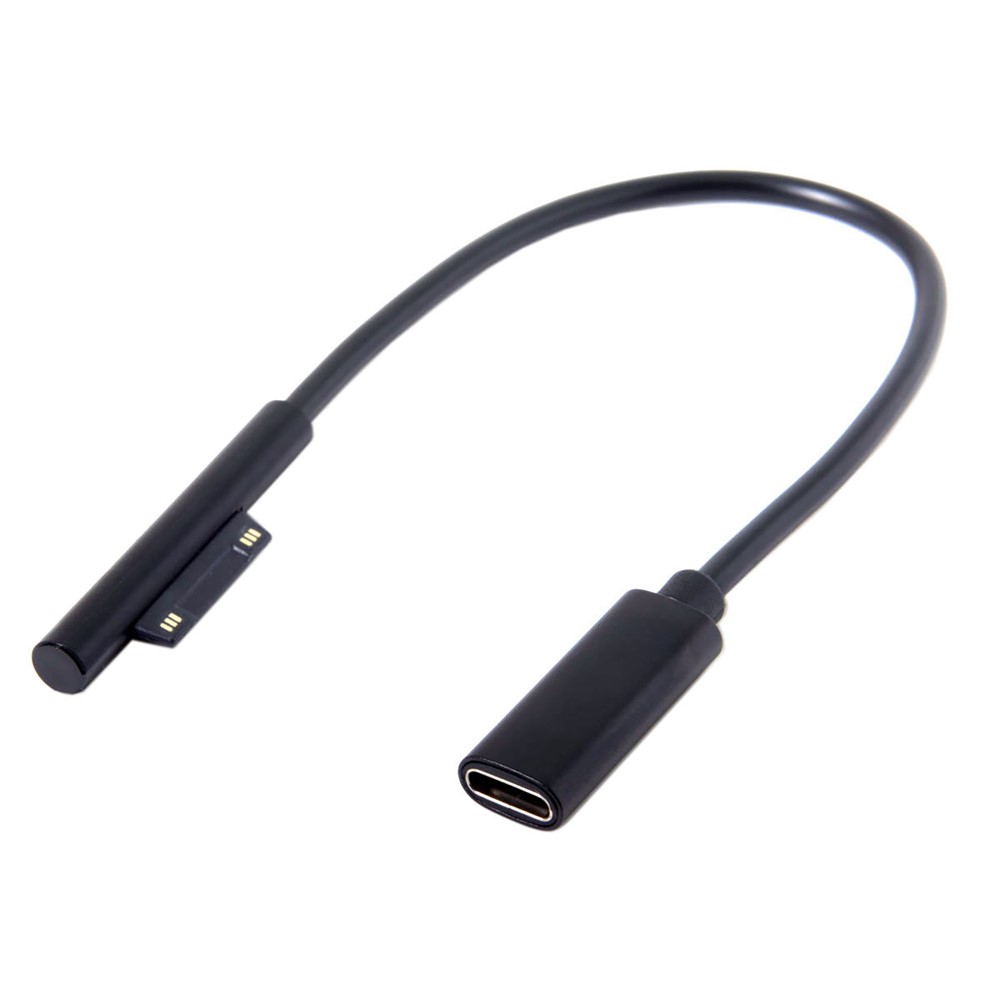 DC 15V Type-C USB-C Female to Surface Pro3 Pro4 Pro5 Pro6 Book Pro Charge Cable-5