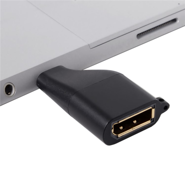 USB-C Type-C to Displayport Converter Adapter 4K 2K with Chain for Tablet & Phone & Laptop-11