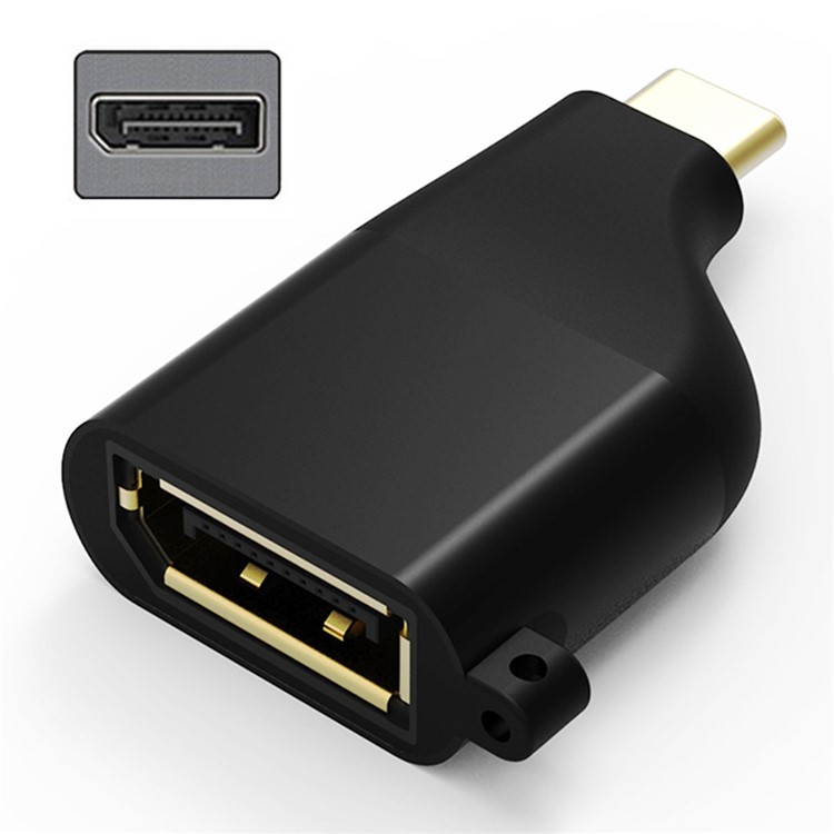 USB-C Type-C to Displayport Converter Adapter 4K 2K with Chain for Tablet & Phone & Laptop-14