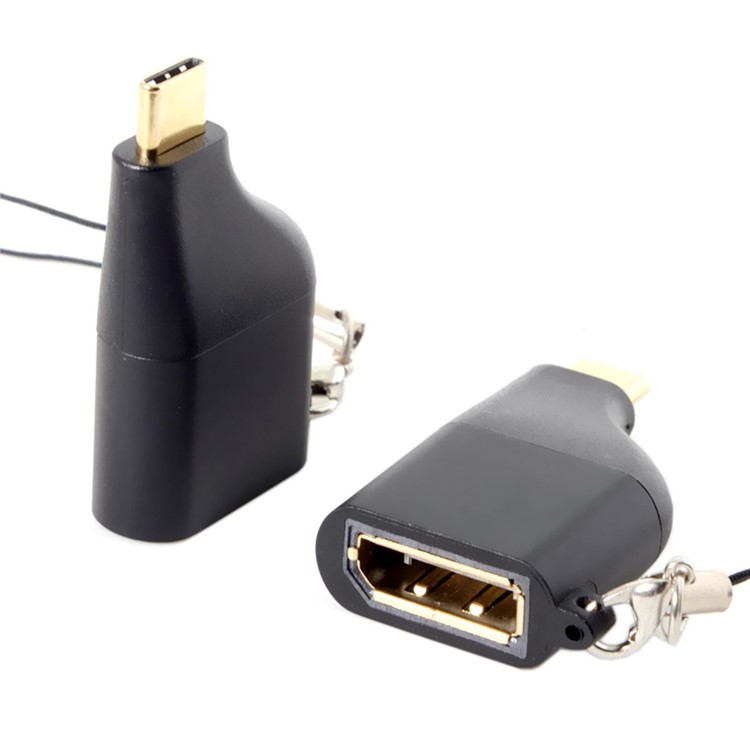 USB-C Type-C to Displayport Converter Adapter 4K 2K with Chain for Tablet & Phone & Laptop-4