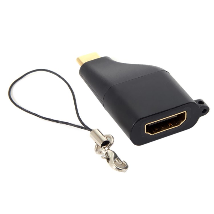 USB-C Type-C to HDMI Converter Adapter 1080P with Chain for Tablet & Phone & Laptop-1