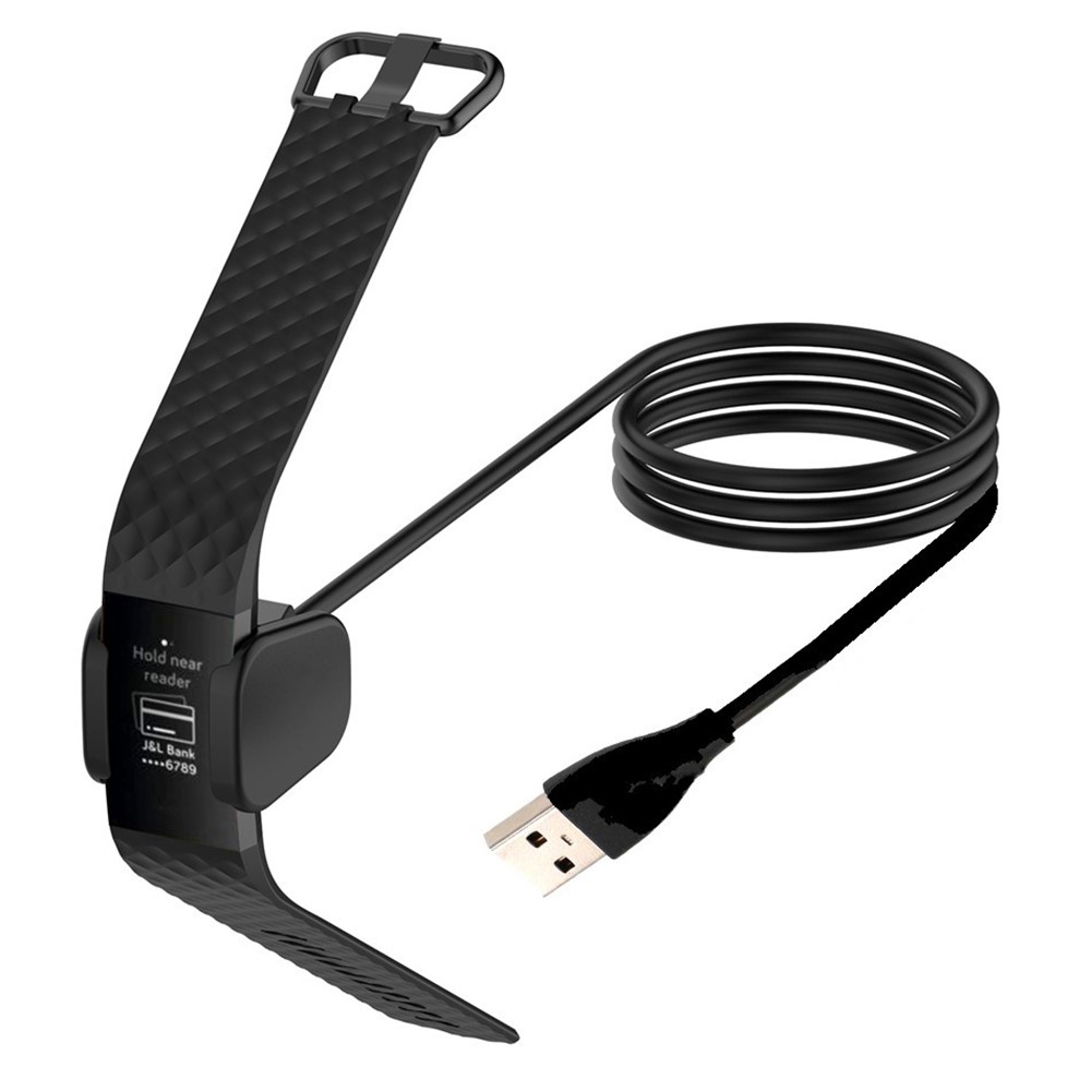 Replacement USB Charging Cable for Fitbit Charge 3-6