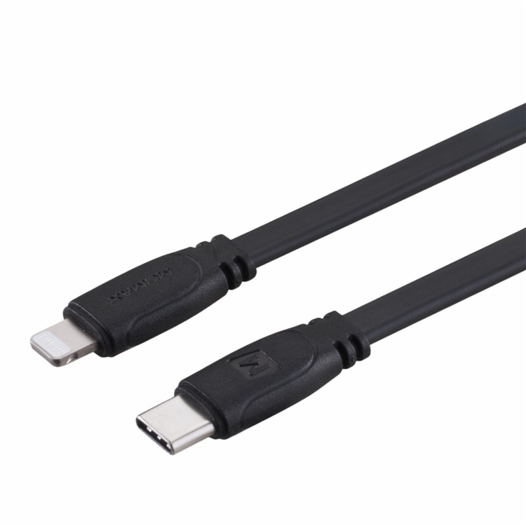 MOMAX DL37 1.2m PD Fast Charging Data Sync Cable Type-C to Lightning 8Pin MFI Certified - Black-2