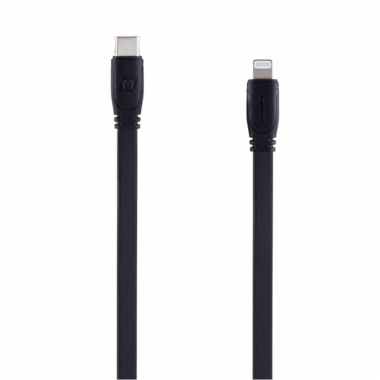 MOMAX DL37 1.2m PD Fast Charging Data Sync Cable Type-C to Lightning 8Pin MFI Certified - Black-3