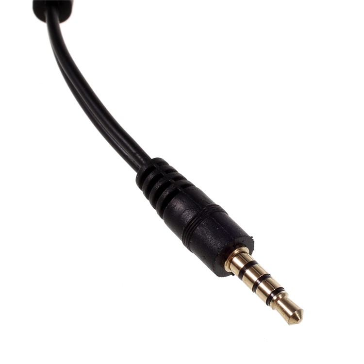 3.5 mm Stereo Audio Y-Splitter 1 Male to 2 Female Cable Adapter-3