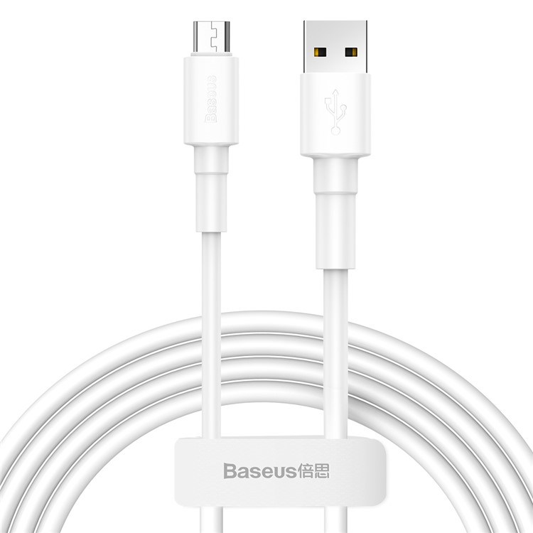 BASEUS 1m 2.4A Micro USB Charge Cable Fast Charge for Samsung Huawei Xiaomi Etc-1