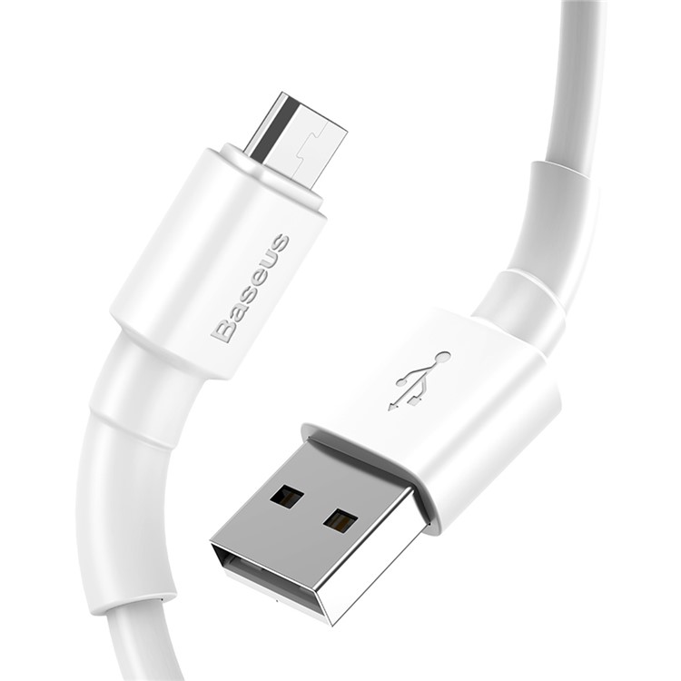 BASEUS 1m 2.4A Micro USB Charge Cable Fast Charge for Samsung Huawei Xiaomi Etc-8