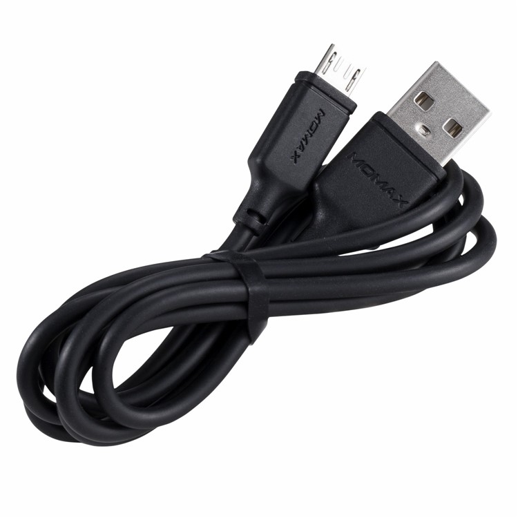 MOMAX 1M Micro USB Sync and Fast Charging Cable for Samsung Huawei Xiaomi - Black-4