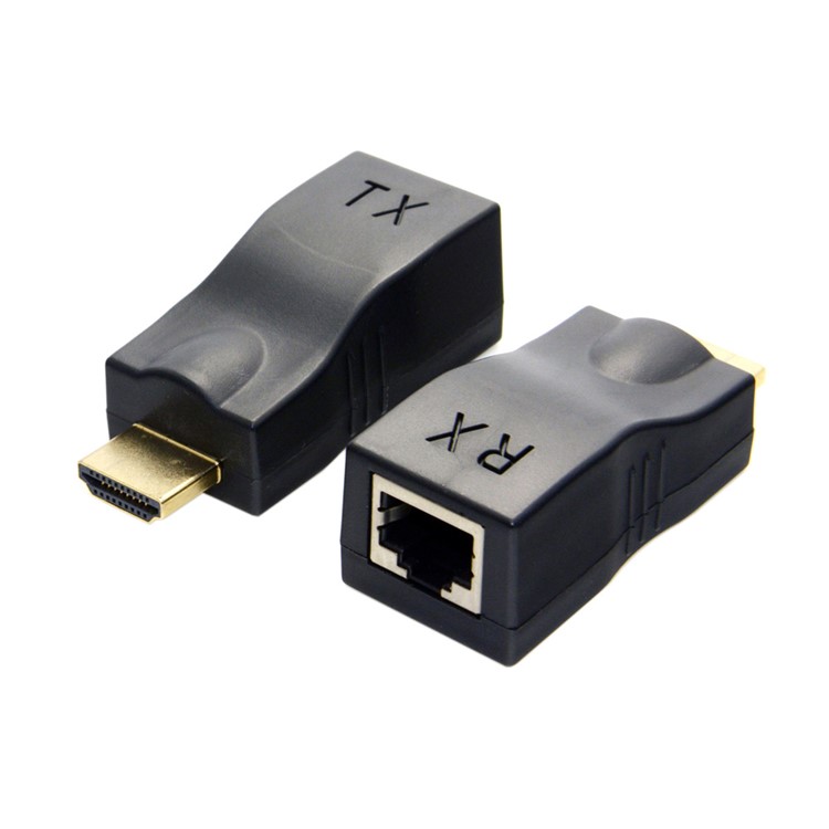 

HD-208 RJ45 to HDMI 1.4 Extender Over Single 30m Ethernet LAN RJ45 CAT5E CAT6 for HDTV 1080P with 3D