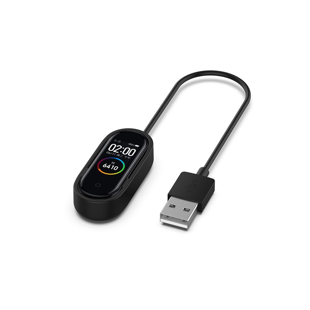 1 M Linha De Carregamento USB Cradle ABS Cabo De Carregamento Para Xiaomi Mi Banda Inteligente 4 - Preto-3