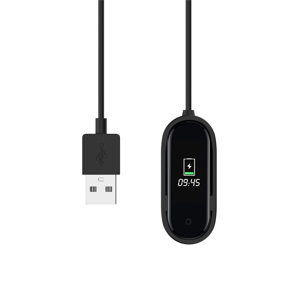 1 M Linha De Carregamento USB Cradle ABS Cabo De Carregamento Para Xiaomi Mi Banda Inteligente 4 - Preto-9