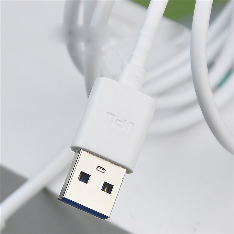 UPL L15 Series Android Micro USB Charge Cable 5A QC Charging for Huawei/Samsung, Etc - White-3