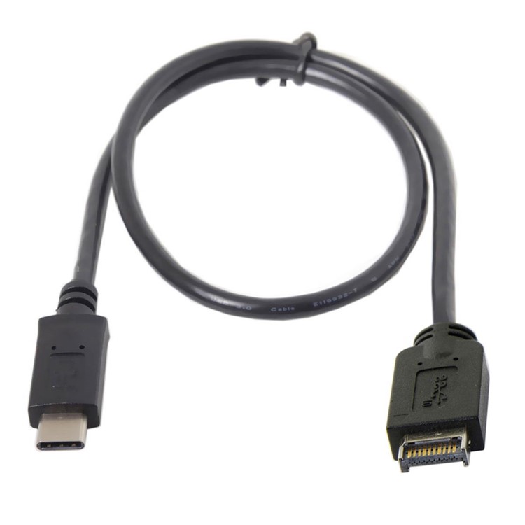 USB 3.1 Front Panel Header to USB-C Type-C Male Extension Data Cable-2