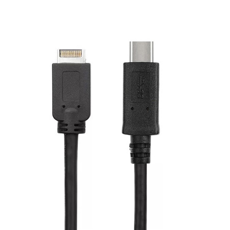 USB 3.1 Front Panel Header to USB-C Type-C Male Extension Data Cable-7