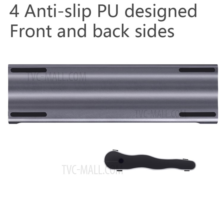 11-in-1 Docking USB-C to VGA HDMI Mini DP DisplayPort Ethernet 3 HUB TF SD Charger Card Reader Adapter - Grey-7