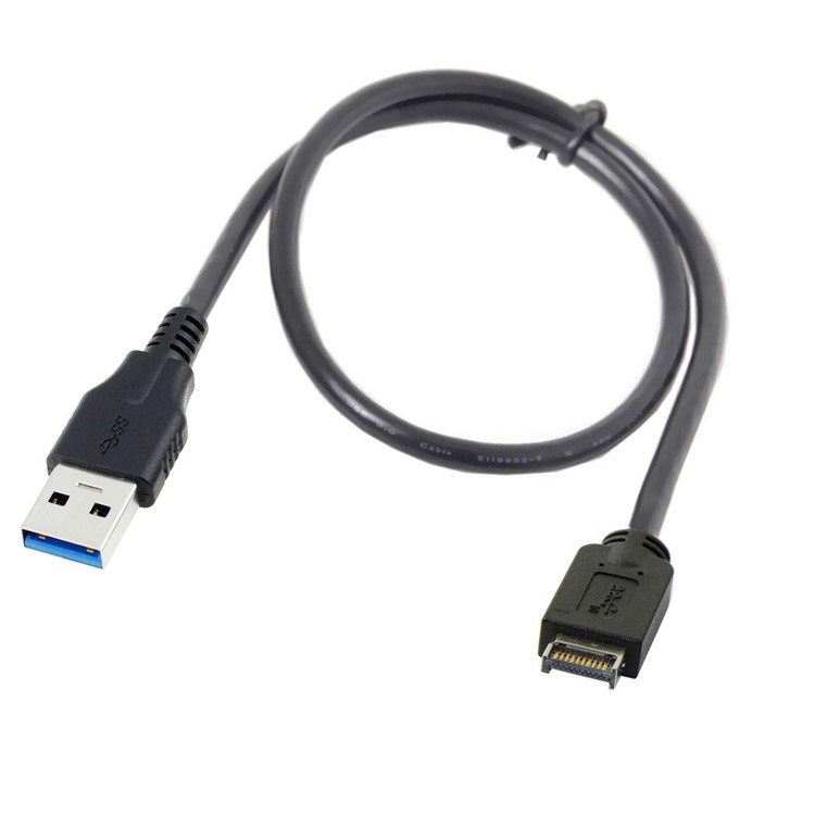 USB 3.1 Front Panel Header to USB 3.0 Type-A Male Extension Data Cable-3