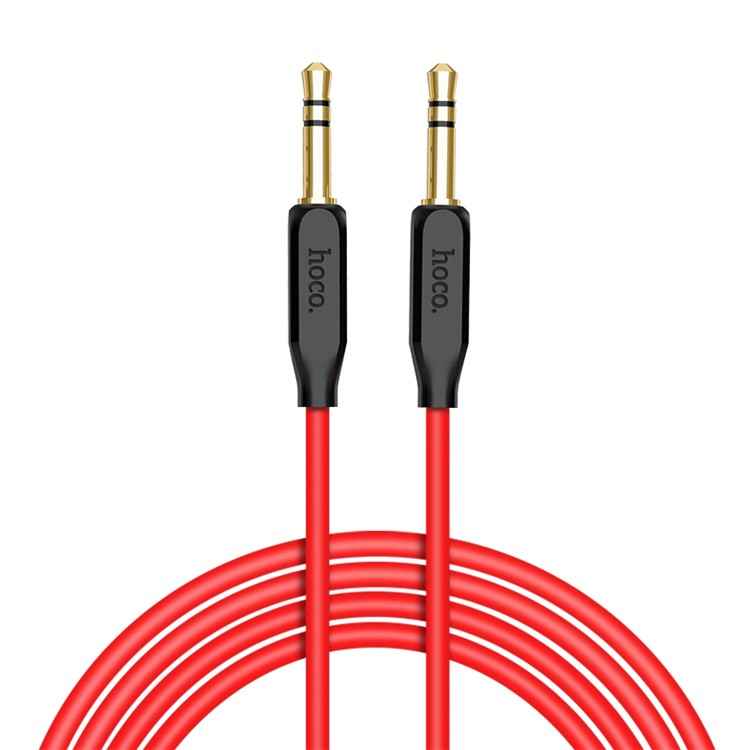 HOCO UPA11 3.5 mm Male to Male Stereo Audio Aux Cable - Black-1