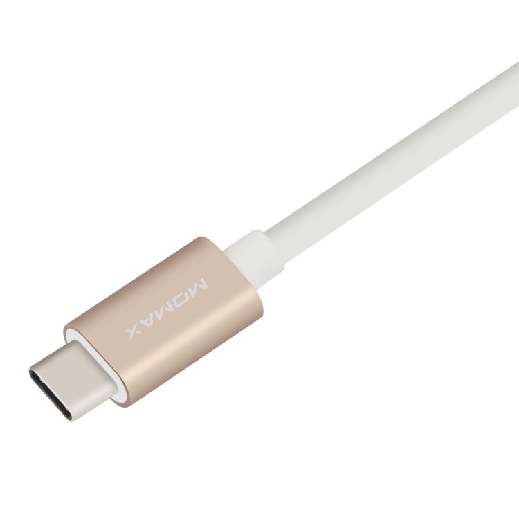 Momax 1-to-4 USB-C to USB 3.0 Type-c Multi-port Adapter - Champagne Gold-8