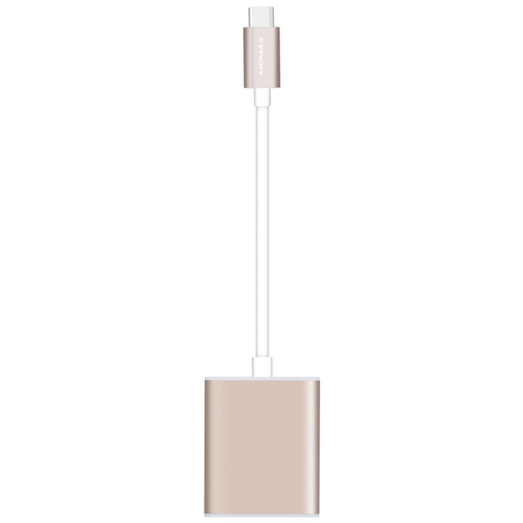 MOMAX USB Type-c to HDMI Adapter 4K HD Converter for MacBook 12-inch (2015) - Champagne Gold-4