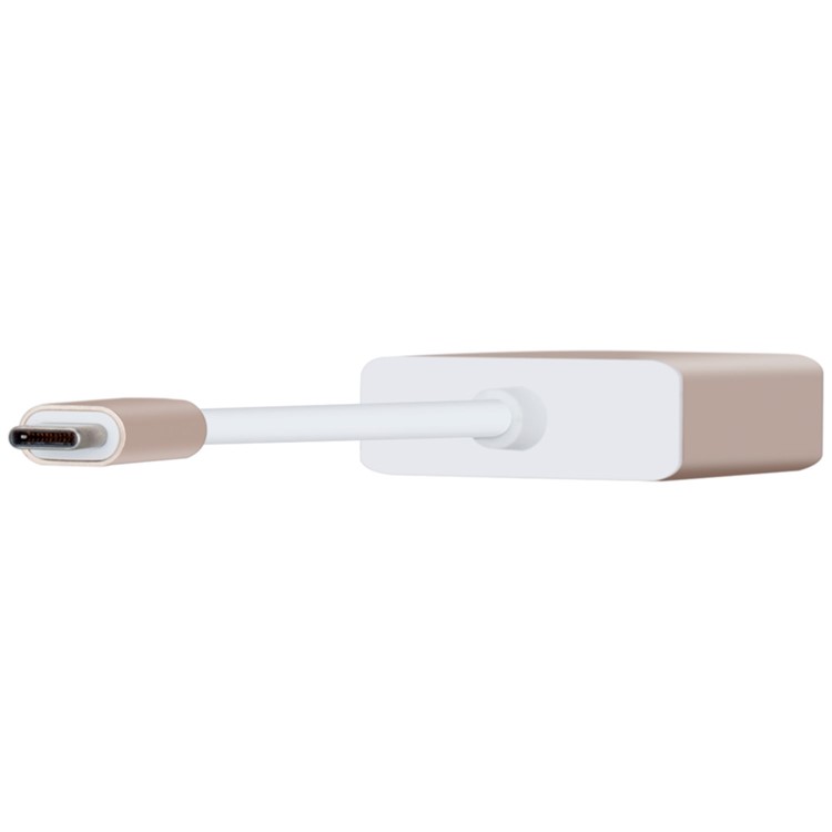 MOMAX USB Type-c to HDMI Adapter 4K HD Converter for MacBook 12-inch (2015) - Champagne Gold-5