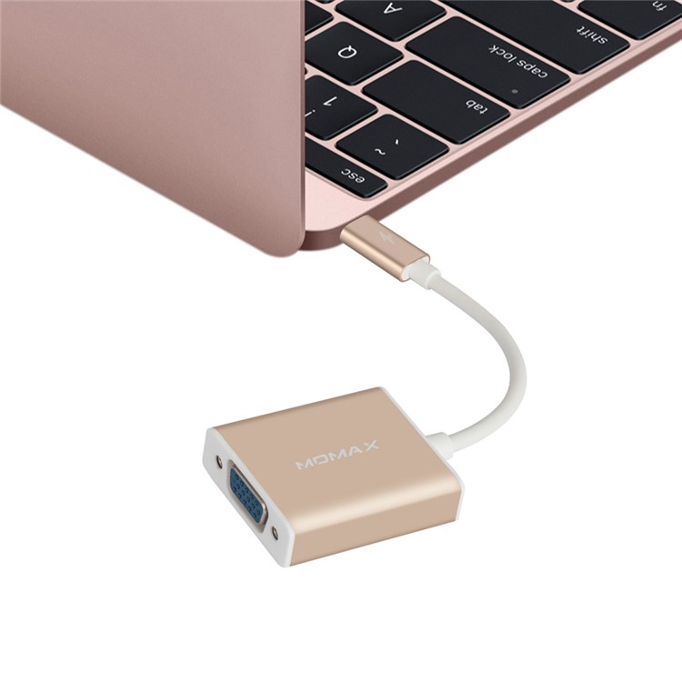 MOMAX Elite Link USB Type C to VGA Adapter Cable-2