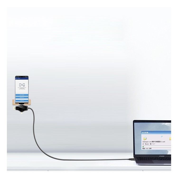 D65A 3-in-1 DP / Mini DP / USB-C to HDMI Adapter with HDMI Cable-9