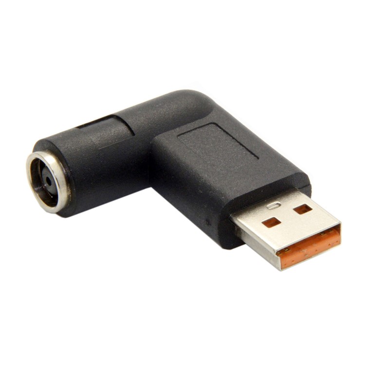 DC 7.9x5.4mm DC Jack to Special USB Charger Power Adapter for Lenovo Yoga 3 (90 Degree Angled)-1
