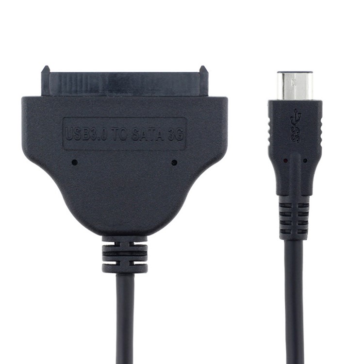 Type C USB 3.1 Male to SATA 22 Pin 2.5" Hard Disk Driver SSD Adapter Cable for Macbook & Laptop-1