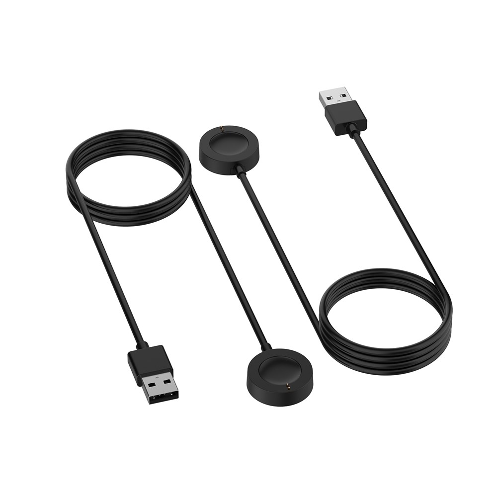USB Magnetic Charging Cable 1m Dock Cable Adapter for Fossil Gen 4 Gen 5 Watch - Black-3