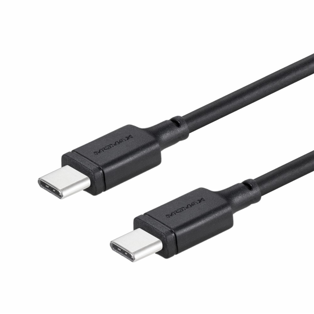 MOMAX Zero Type-C to Type-C Data Cable 3A Charge Sync Cord 1m - Black-2