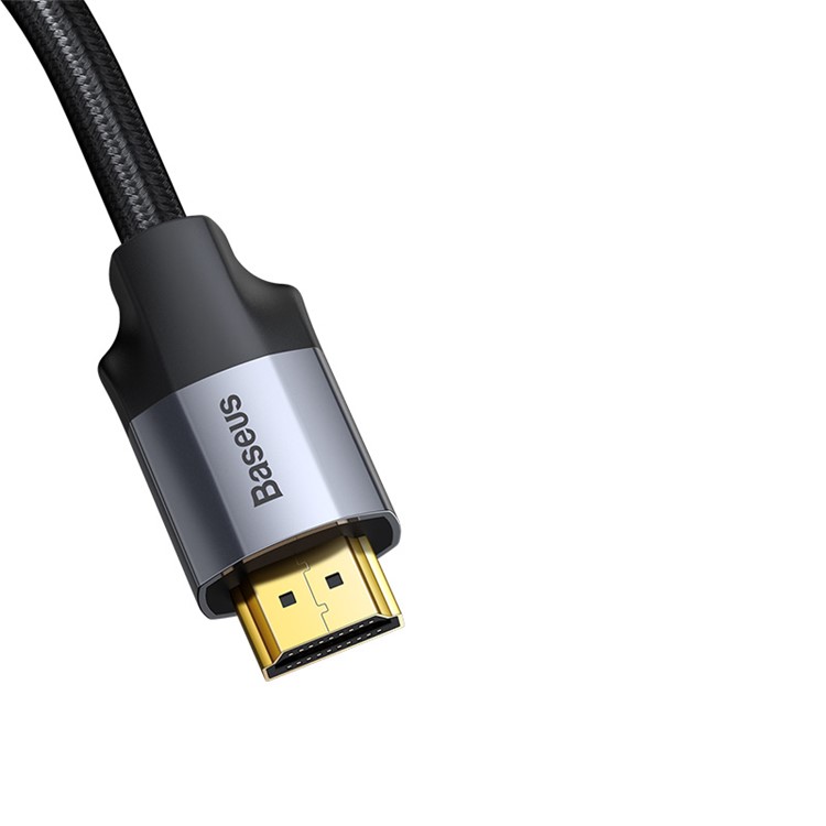 BASEUS Visueller Genuss Serie DVI-auf-HDMI-Kabel Zwei-Wege-4K HDMI-auf-DVI-Adapter Konverter DVI-D-Videokabel 1m - Dunkelgrau-5