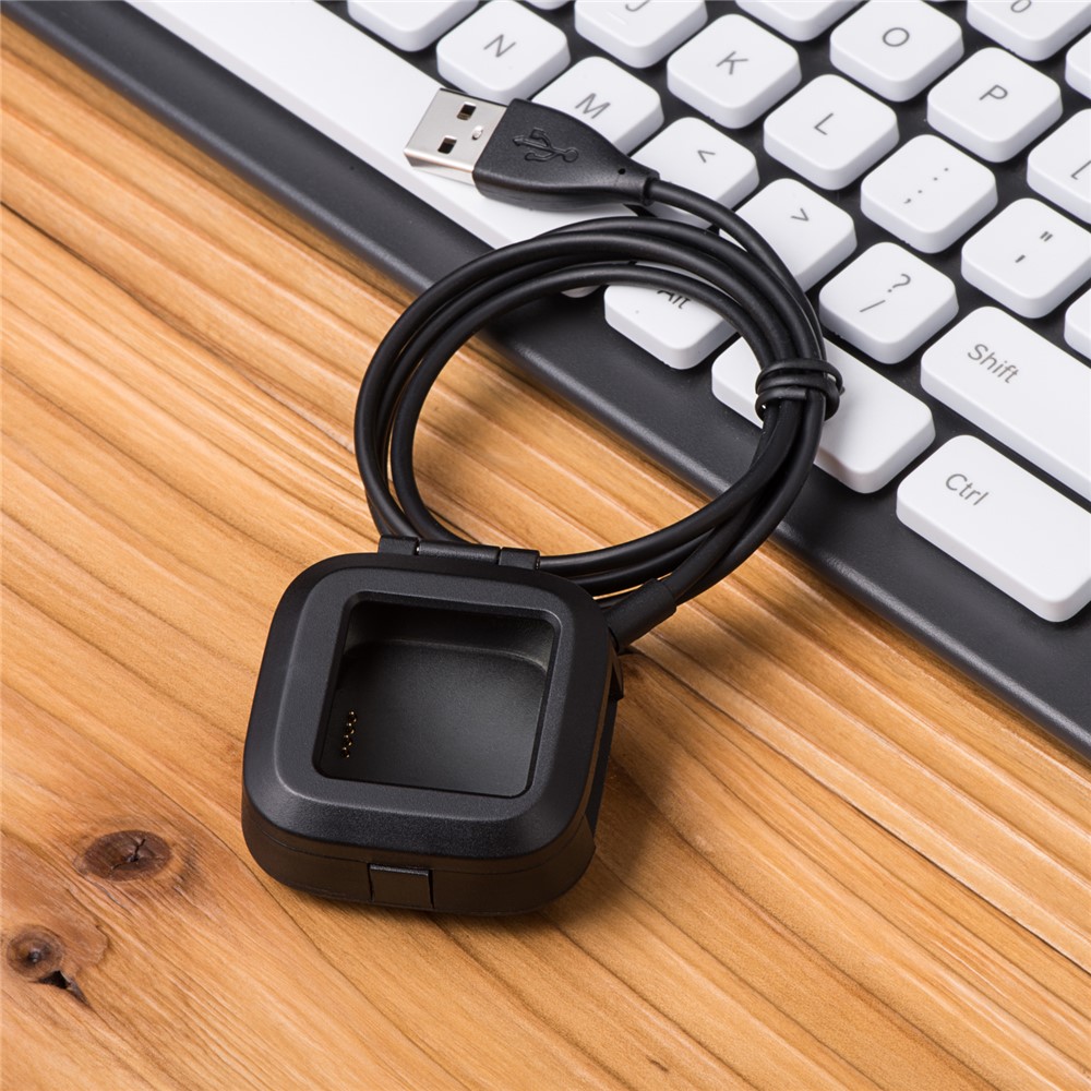 Cancella di Carica Del Cavo USB Portatile Cradle di Caricabatterie Per Fitbit Versa 2-17