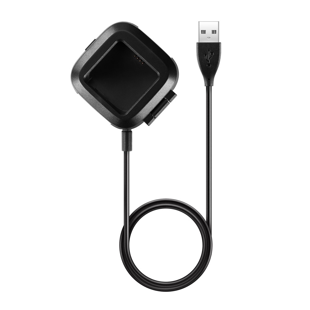 Cancella di Carica Del Cavo USB Portatile Cradle di Caricabatterie Per Fitbit Versa 2-2