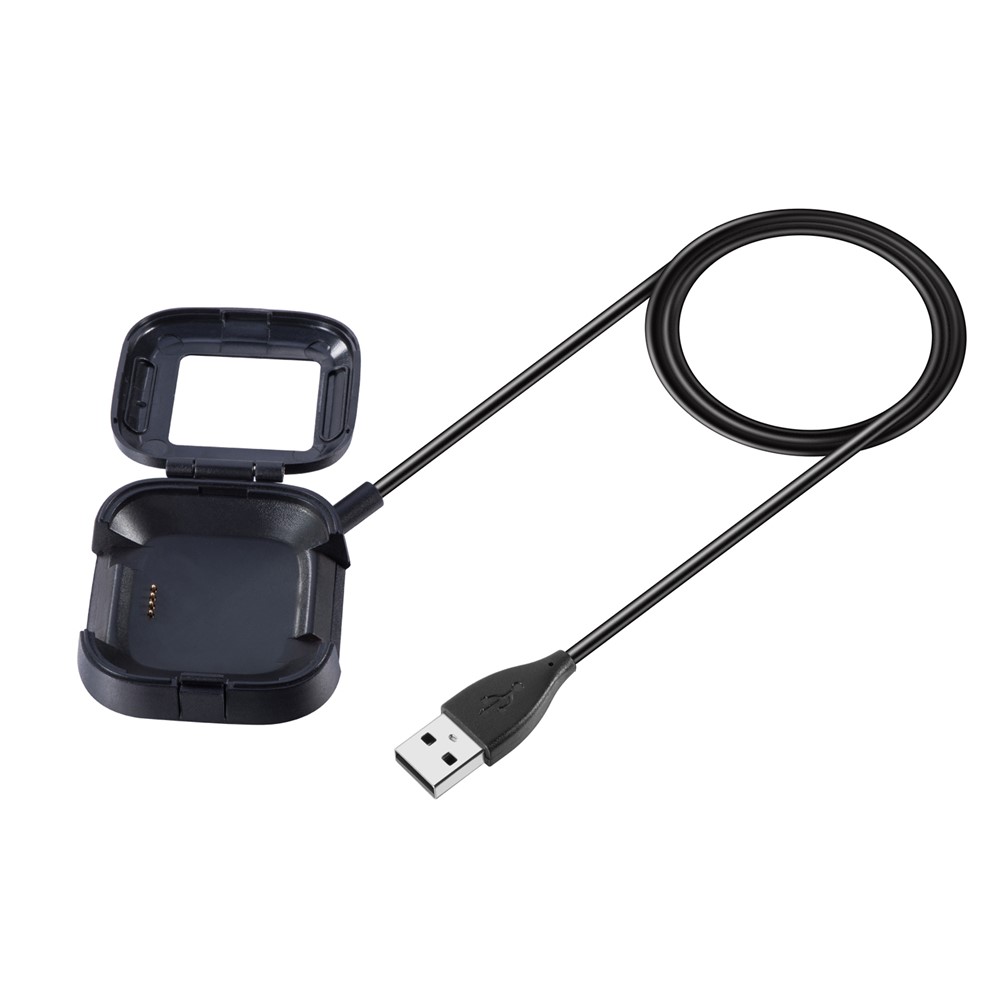 Cancella di Carica Del Cavo USB Portatile Cradle di Caricabatterie Per Fitbit Versa 2-3