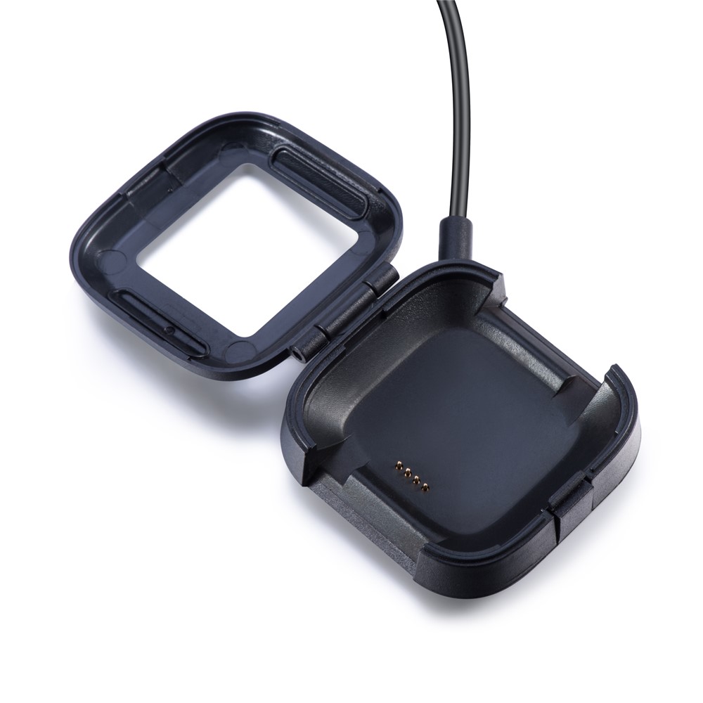 Portable USB Cable Charging Case Box Charger Cradle for Fitbit Versa 2-6