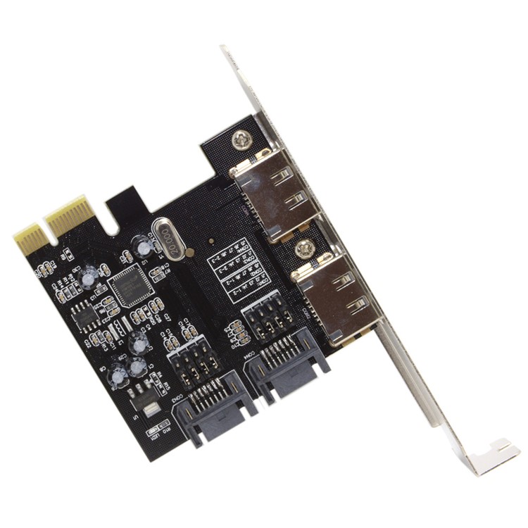 PCI-E to 4 Ports SATA 3.0 ESATA PCIE SATA3 6Gbps Expansion Card PCI-E Adapter-5
