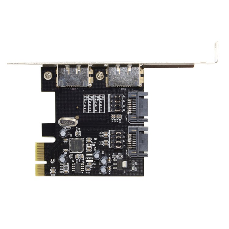PCI-E to 4 Ports SATA 3.0 ESATA PCIE SATA3 6Gbps Expansion Card PCI-E Adapter-9