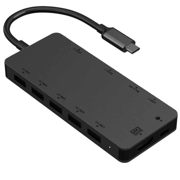 29029D 11 in 1 USB 3.0 Type-C Multi Port Hub with HDMI Video Adapter PD Fast Charger-2