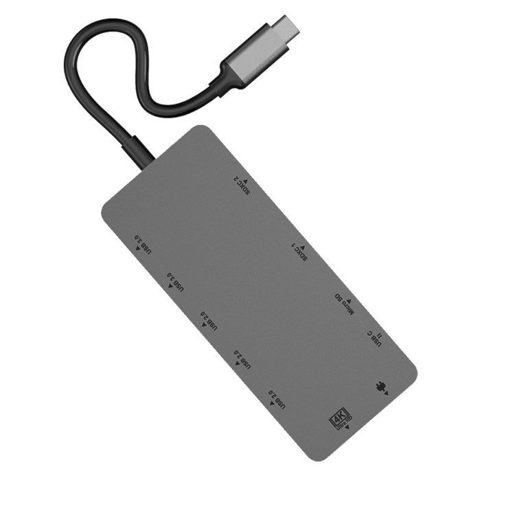 29029D 11 in 1 USB 3.0 Type-C Multi Port Hub with HDMI Video Adapter PD Fast Charger-3