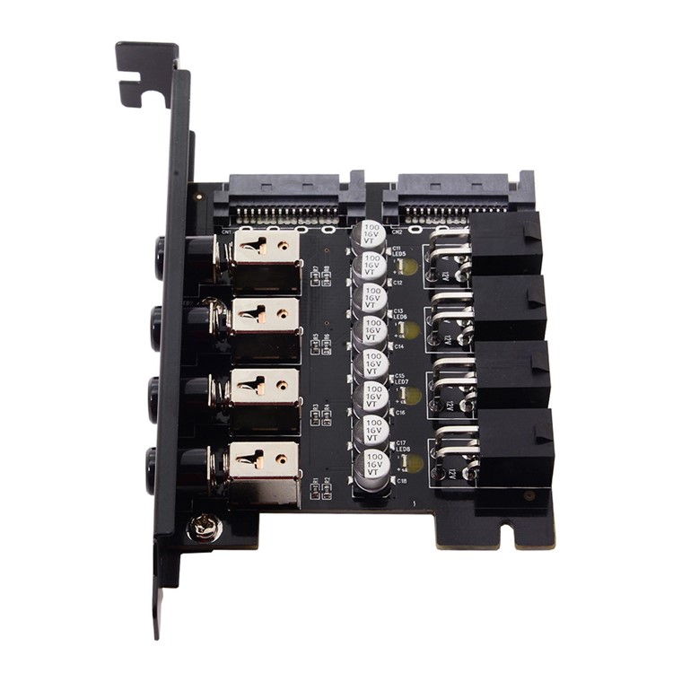 4 Hard Disk Control System Intelligent Control Management System HDD SSD Power Switch with PCI Bracket-3