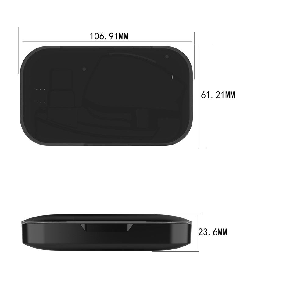 Caso De Cobrança Do Carregador De Proteção Para A Legenda Da Plantronics Voyager / Voyager 5200.