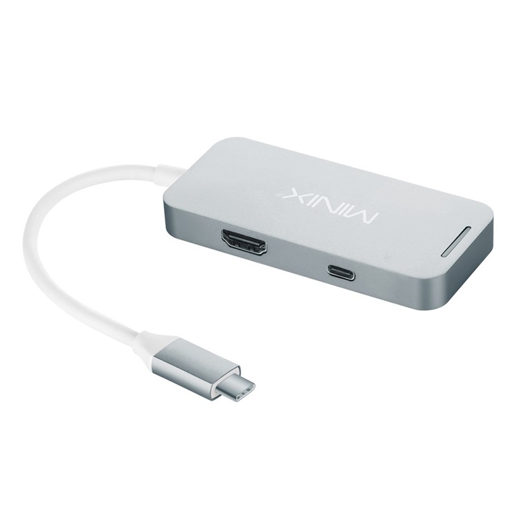 MINIX NEO-C Mini USB-C Multi-port Adapter with HDMI for MacBook and MacBook Pro - Silver Color-4