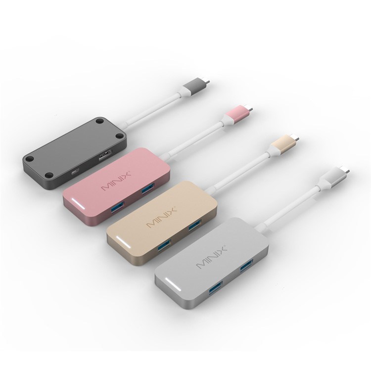 MINIX NEO-C Mini USB-C Multi-port Adapter with HDMI for MacBook and MacBook Pro - Silver Color-5