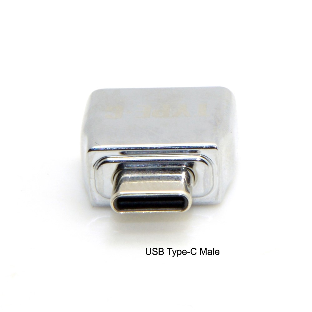 USB 3.1 USB-C Type-C to Type-A Female OTG & Micro USB Data Adapter with Chain for Tablet & Phone & Laptop-8