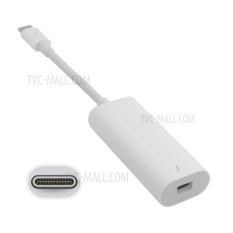 Thunderbolt 3 Port to Thunderbolt 2 Adapter for 2016 Macbook Pro Display MC914 & Hard Disk - White-4