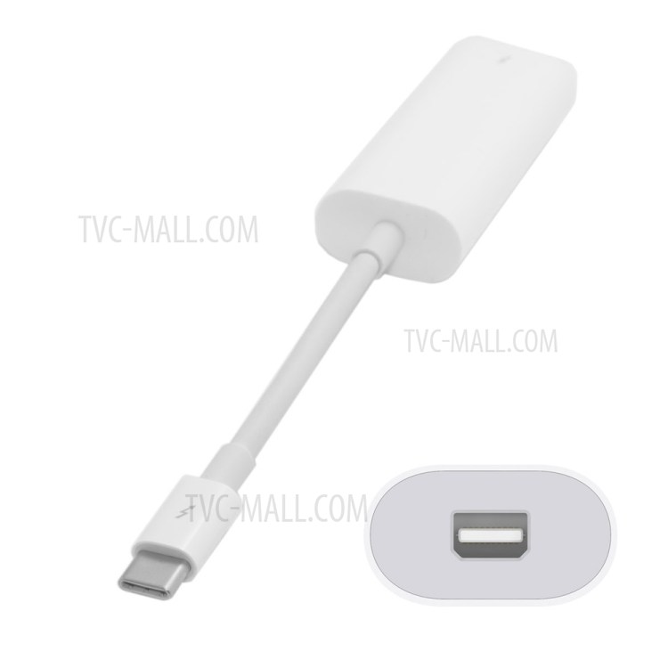 Thunderbolt 3 Port to Thunderbolt 2 Adapter for 2016 Macbook Pro Display MC914 & Hard Disk - White-6